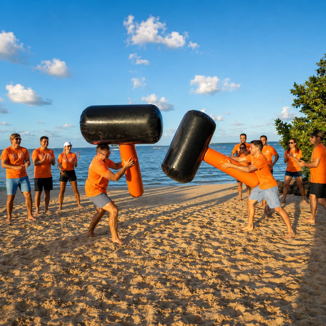 Hammer Head — team activity in Mauritius