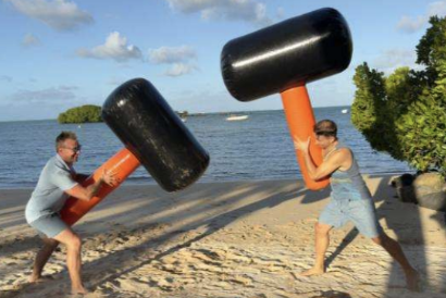 Hammer Head — team activity in Mauritius