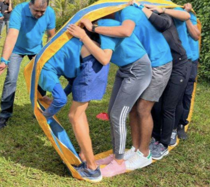 Tank Race — team activity in Mauritius