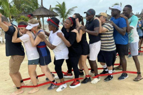 Whacky Walk — team activity in Mauritius