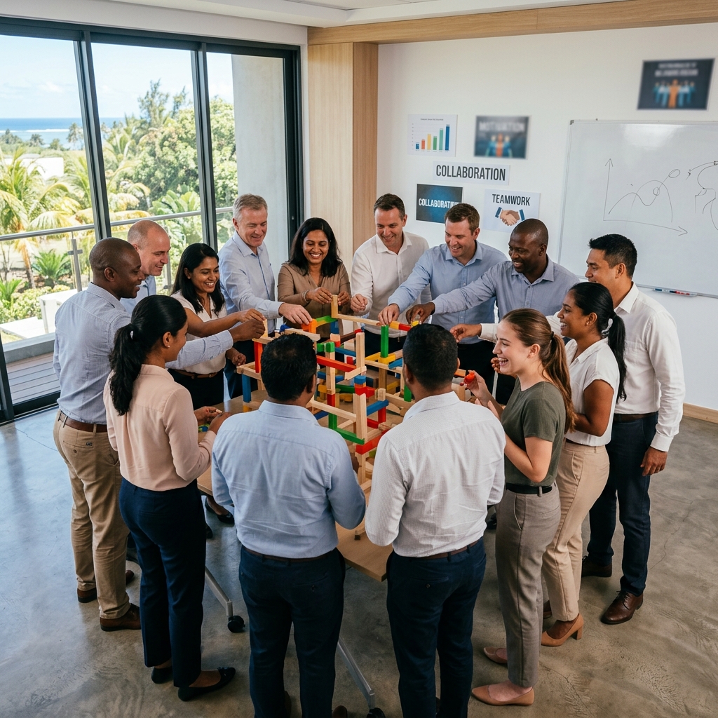 Reinforcing Corporate Culture and Building Resilience through Teamwork — event activity in Mauritius