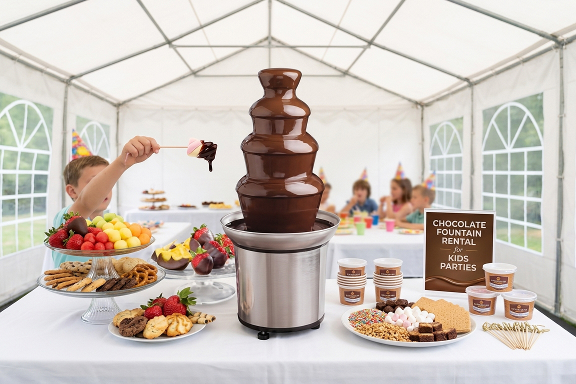 Chocolate Fountain — event catering service in Mauritius