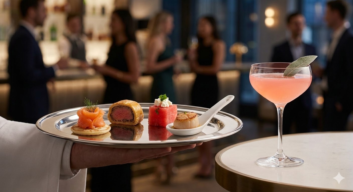 Cocktail & Canapés Package — event catering service in Mauritius